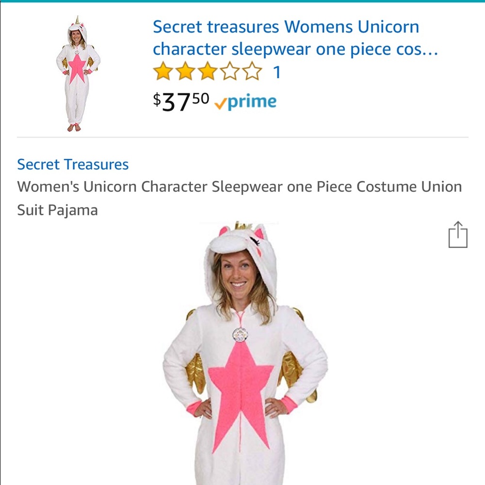 Unicorn WARM onesie!!!!! (Halloween, fun, warm)